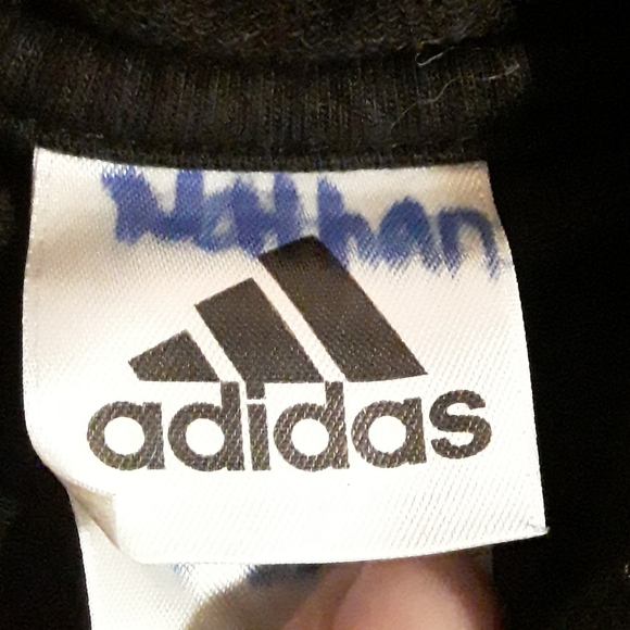 Adidas Boys Age 7 Black & White Hoody Sweatshirt - Picture 8 of 12